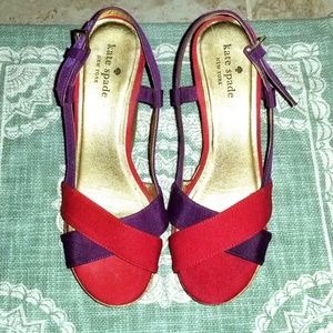 Kate Spade Authentic cork wedges